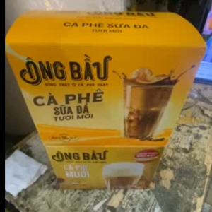 Cà Phê Sữa - Cà Phê Muối Ông Bầu Hộp
