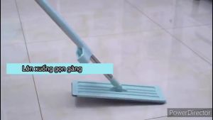 Cây lau nhà chổi lau nhà tự vắt phẳng thông minh xoay 360 độ [KÈM 2 BÔNG LAU]