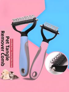 rosekey | Detangling Thinning Deshedding Massaging Double-sided Stainless Steel Pet Grooming Comb