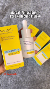 Wardah Perfect Bright Glow Serum Vitamin C: Kecilkan Pori-Pori & Mencerahkan Wajah