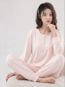 Mom Jane | Breastfeeding Nightwear for Pregnant Women Modal Cotton Absorbent Postpartum Homewear Set
