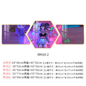 Cyberpunk Game Hanging Painting Bedroom Background Wall Mural Internet Bar E-Sports Hotel Computer Room Layout Decoration