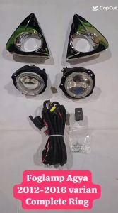 Foglamp Fog Lamp Lampu Kabut Lampu Bumper Depan Toyota Agya 2012-2021 Varian Fog Lamp Only & Complete Produk OEM