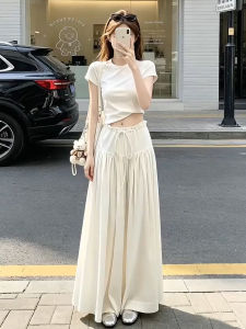 ZHENMANZI | Trendy Youthful Look Suit White T-Shirt Loose Pants