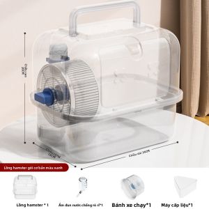 VOA | Lồng Thú Nhỏ Sang Trọng Bằng Acrylic Trong Suốt Có Chức Năng Gặm và Ẩn Náu
