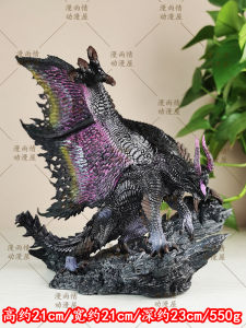High-Quality Monster Hunter Anime Statue CFB Black Corrosion Dragon GK Figurine Collectible Premium Edition Model Decoration Gift