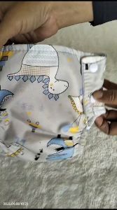 POPOK KAIN BAYI CUCI ULANG CLODI CLODY CLOTH DIAPER TYPE KANCING MOTIF KARAKTER LAPISAN LEMBUT + INSERT 4 LAYER