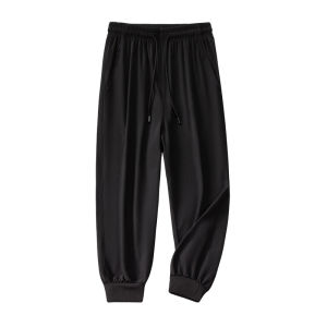Spordela | Thin Loose Ice-silk Quick-dry Trousers 9-length