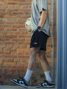 บาสเก็ตบอลผู้ชาย Ballho กางเกงขาสั้น ระบายอากาศได้ดี ฟิตเนสวิ่งกีฬายาวปานกลาง หลวม การฝึกอบรมห้าจุด กางเกง ฤดูร้อน สินค้ามาใหม่