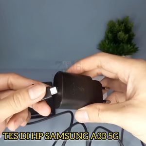 Charger Samsung A70 TYPE C TO TYPEC 25 WAT Fast Charging