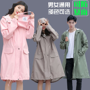 New Raincoat Womens Adult Fashion Hiking Long Poncho plus Size Mens Light Thin and Cute Full Body Waterproof Trench Coat Outwear