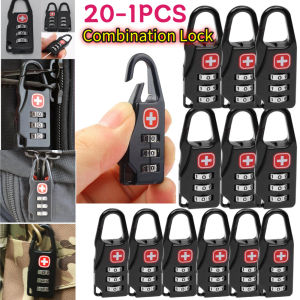 Alloy Material Combination Code Number Lock for Cabinet Luggage Backpack Handbag Zipper Anti Theft Accessories Supplies