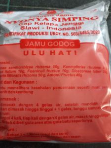 JAMU GODOG UNTUK MENGOBATI "ULU HATI"