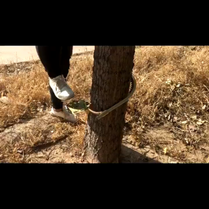 Electrician Climbing Pole Tool Wooden Pole Fastener Electrician climbing pole iron shoes Wooden Pole Foot Buckle Thicken