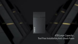 Hộp Đựng Ổ Cứng ORICO 2526C3 2.5" SSD/HDD SATA 3 USB 3.1 Gen2 Type-C - Hàng Chính Hãng