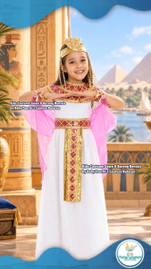 United Nation Egypt Princess Costume National Attire for UN Events for Kids