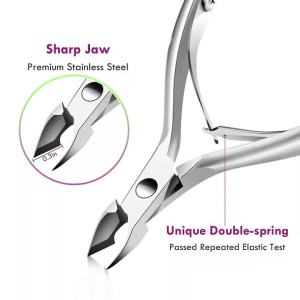 DUTRIEUX | 1/5Pcs Blade Fingernail Toenail Cuticle Nipper Trimming Stainless Steel Nail Clipper Cutter Cuticle Scissors Plier Nail Tools