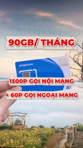 ( Sim Sinh Viên ) Sim 5G Vinaphone Giá Rẻ - Gói FCLUB - 3GB/ngày + Miễn Phí Gọi Nội Ngoại Mạng - Sẵn 1 Tháng Đầu Dùng Thử Miễn Phí Không Cần Nạp Tiền . FREESHIP - CHƯA KÍCH HOẠT.