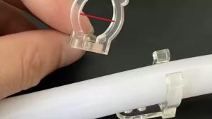 Đầu Nối Đèn LED Sửa Chữa Kẹp Phụ Kiện Gắn Nhựa Cho Đường Kính 10-15MM RGB Dải Đèn Neon Cố Định Trên Tường 110/220V
