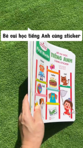 Sách Bé Vui Học Tiếng Anh Cùng Sticker (Lẻ Từng Chủ Đề) - Tân Việt