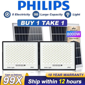 BUY 1 TAKE 1 Solar Light Outdoor Waterproof Solar Led Light With Solar Panel 8000W IP68 Solar Flood Light Street Lights With Remote