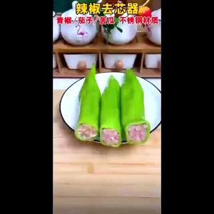 Alat Penghilang Biji Cabai Stainless & Pembersih Cabai Serbaguna