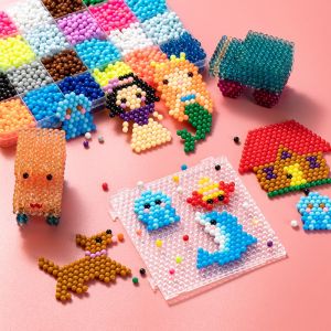 FUNToy Anak Mainan Magic Aqua Beads Kit Mainan DIY beads anak DIY kerajinan tangan aquabead gantungan kunci