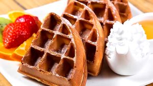 waffle maker electric waffle makerTemperature adjustable non-stick circular double-sided