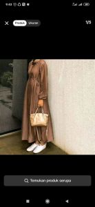gamis remaja full kancing busui bumil friendly tali 4 lengan karet panjang