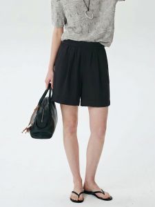 Basic House | High Waist Split Wide Leg Trousers Style Shorts Autumn