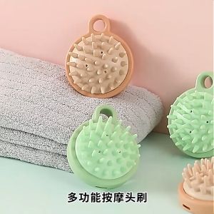 แปรงหวีผม ซิลิโคน แปรงสระผม แปรงนวดหนังศีรษะ แปรงแชมพู ถนอมหนังศีรษะ นวดผ่อนคลาย ไม่มีผมพันกัน แปรงสระผม Scalp Brush สระผมให้สะอาดยิ่งขึ้น