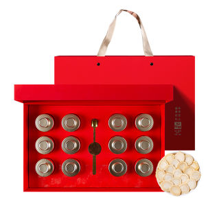 JUHETAI | Large Ginseng Gift Box for Mid-Autumn Festival Gifts Elders