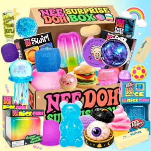 Nee Doh Mystery Surprise Box - Slow Rise Squishy Toys Ice Cream & Cake Shaped Squeeze Toys Anti-Stress Sensory Toys For ADHD