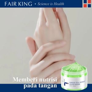 FAIR KING [BPOM] Green Tea Moisturizing Hand Wax Hand Repair Exfoliating Calluses Film Anti-Aging Hand Skin Treatment Cream Masker Kaki Mengelupas- Masker Tangan Mask Hand Care Mask Tangan Anti Keriput Handbody Pemutih Kulit Cepat 50g