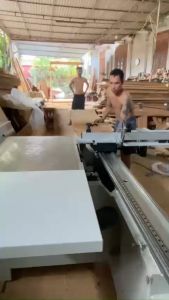 MÁY CƯA BÀN TRƯỢT 2 LƯỠI K3200C THẾ HỆ MỚI THEO TIÊU CHUẨN CHÂU ÂU (HỆ TY TRÒN CÙNG ĐỘNG CƠ CÔNG SUẤT LỚN)