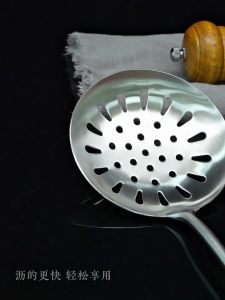 Penapis Minyak Peralatan Dapur Keluli Tahan Karat / Penyaring Makanan / Senduk Sup