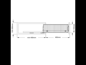 Kệ đựng gia vị nan dẹt grandx XS.15S phụ kiện tủ bếp cánh kéo inox SUS304 thiết kế nan dẹt