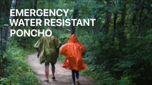 Outdoor Emergency Raincoat Poncho Portable Waterproof Thermal Raincoat Blankets Survival Gear Heavy Duty Windproof Camping Gear