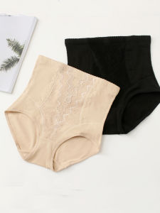 High-Waist Pure Cotton Womens Postpartum Tummy Control Panties Butt Lifting Shapewear plus Size Body Slimming Underwear
