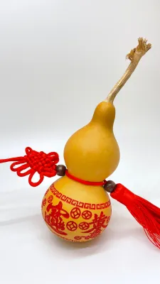 「SG SHOP」Natural Fengshui Fortune Gourd（Hulu）Ornament 天然招财辟邪风水葫芦摆件
