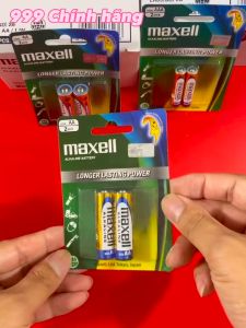 Pin Maxell AA AAA alkaline chính hãng chất lượng tốt siêu bền pin tiểu pin đũa ( Vỉ 2 Viên )