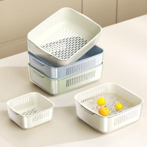 Water Draining And Vegetable Washing Basin Plastic