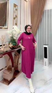 GAMIS SAKU CARGO MIDIDRESS CARGO TERBARU 2025 BAHAN KAOS COMBAD 20S GAMIS MIDI VIRAL