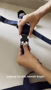 PREMIUM TALI SILANG PENGIKAT KOPER PENGAMAN TRAVEL [2 ARAH] PENANDA KOPER UMROH HAJI DAN TRAVELING LUGGAGE STRAP BELT