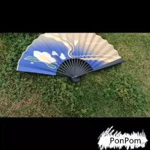 Lipat Kipas Tangan Genshin Portable Kipas Tangan Kipas Lipat Dekorasi Rumah Kipas Lipat Genggam Bahan Kain Untuk Cosplay