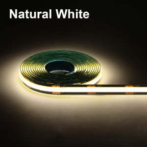 5M 10M Motion Sensor FCOB LED Strip Light With 2PCS Portable PIR Switch For Stairway Pathway Corridor Step Bed Night Lighting