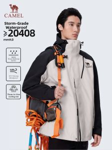 CAMEL | Áo Khoác Ngoài Trời Chống Thấm Nước Chống Gió 3-trong-1