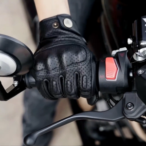 Motowolf Sarung Tangan Motor Kulit Asli FULL FINGER Breathable Premium Leather GM1B