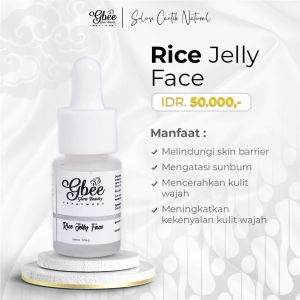 NEW WHITE SERIES Moist rice Rice facial wash Gbee Glow Beauty