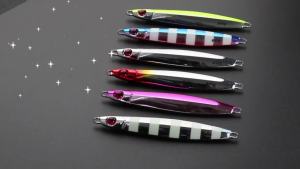 JIGGING PRO | JIGGINGPRO Metal Jig 80g 100g Electroplated Color Fishing Lures Jigging Lure Saltwater Slow Pitch Jigs Hard Bait